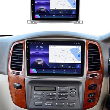 Navigatie Toyota Land Cruiser J100 (1998-2008) cu Android, 2GB RAM, 32 GB, Ecran IPS 9" 1280 x 720, CarPlay & Android Auto, WiFi, Bluetooth, suport camera DVR - Img 2