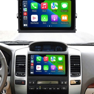 Navigatie Toyota Land Cruiser Prado J120 (2002-2010) cu Android, 2GB RAM, 32GB ROM, Ecran 9" Touchscreen, CarPlay, SIM 4G - Img 2