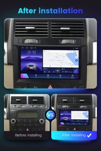 Navigatie VW Touareg 7L 2002-2011 9 inch 2 GB RAM + 32 GB ROM QLED 4 CORE CARPLAY COOLER - Img 6