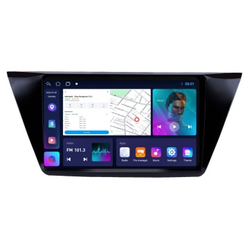 Navigatie VW Touran III (2015-2025) cu Android, 2GB RAM, 32 GB, Ecran IPS 10" 1280 x 720, CarPlay & Android Auto, WiFi, Bluetooth, suport camera DVR