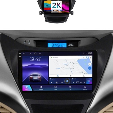 Navigatie Android 2K Hyundai Elantra VI (2015-2020) cu Android, 4 GB RAM, 64 GB, Ecran QLED 9.5 Inch 2000x1200, CarPlay Wireless, 4G - Img 2