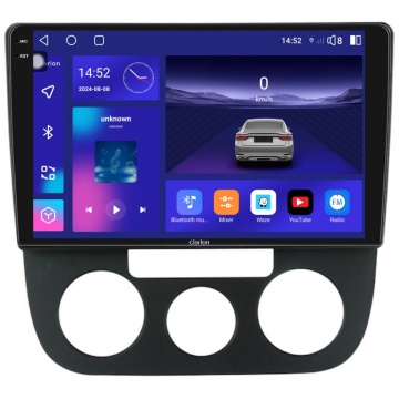 Navigatie Android Clarion GL-700 XD6125 10 Inch VW Golf V (2003-2010) cu AC, 8 GB, 256 GB, QLED 2K