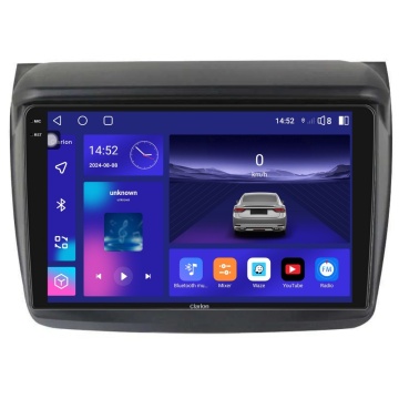 Navigatie Android Clarion GL-700 XD6125 9 Inch Mitsubishi L200 (2005-2015), 8 GB, 256 GB, QLED 2K - Img 3