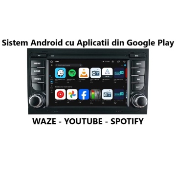 Navigatie Audi A4 B7 2004-2008 7 inch 1 GB 16 GB 4 Core - Img 5