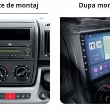 Navigatie Citroen Jumper (dupa 2006) cu Android, 4GB RAM, 64 GB, Ecran QLED 9 Inch, CarPlay, Android Auto - Img 3