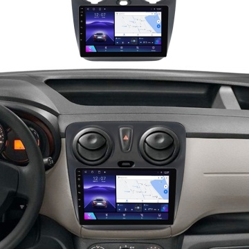 Navigatie Dacia Lodgy (2012+) cu Android, 8GB RAM, 128GB ROM, Ecran QLED 9" Touchscreen, CarPlay Wireless, DSP Pro - Img 2