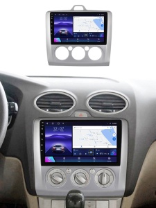 Navigație Dedicată Ford Focus II (2004-2011) 2GB RAM, 32GB, Octa-Core, Ecran QLED 9", CarPlay, Android Auto, Slot SIM 4G