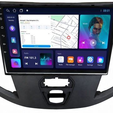 NAVIGATIE FORD TRANSIT TOURNEO CUSTOM (DUPA 2012) CU ANDROID, 4GB RAM, 64 GB, ECRAN IPS 9" 1280 X 720, CARPLAY & ANDROID AUTO, WIFI, BLUETOOTH, SUPORT CAMERA DVR