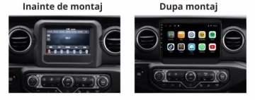 Navigatie Jeep Wrangler IV (dupa 2018) cu Android, 2GB RAM, 32 GB, Ecran IPS 9" 1280 x 720, CarPlay & Android Auto, WiFi, Bluetooth, suport camera DVR - Img 3