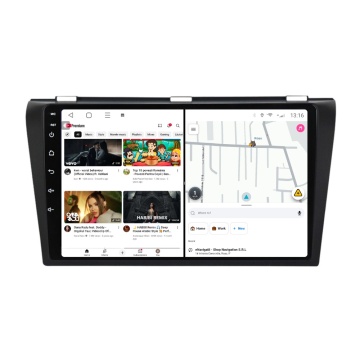 Navigatie Mazda 3 (2003-2009) cu Android, 8GB RAM, 128GB ROM, Ecran QLED 9" Touchscreen, CarPlay Wireless, DSP Pro - Img 2