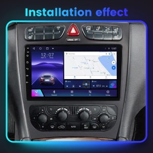 Navigatie Mercedes Benz C CLASS W203 2000-2004 9 inch 8 GB RAM + 128 GB ROM QLED 8 CORE SIM CARPLAY COOLER - Img 5