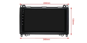 Navigatie Mercedes Benz Sprinter 2006-2018 9 inch 1 GB RAM + 32 GB ROM 4 Core COOLER - Img 6