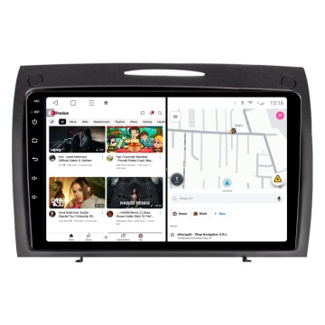 Navigatie Mercedes SLK R171 (2004-2011) cu Android, 2GB RAM, 32 GB, Ecran IPS 9" 1280 x 720, CarPlay & Android Auto, WiFi, Bluetooth, suport camera DVR - Img 3