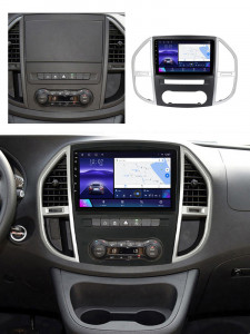 Navigatie Mercedes Vito 3 2012-2021 10 inch 2 GB RAM + 32 GB ROM QLED 8 CORE SIM CARPLAY COOLER - Img 3
