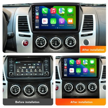 Navigatie Mitsubishi L200 (2005-2015) cu Android, 2GB RAM, 32 GB, Ecran IPS 9" 1280 x 720, CarPlay & Android Auto, WiFi, Bluetooth, suport camera DVR - Img 2