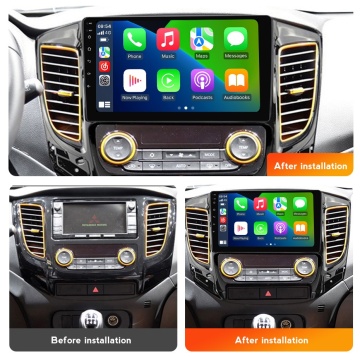 Navigatie Mitsubishi L200 (2015+) Tip 1 cu Android, 8GB RAM, 128GB ROM, Ecran QLED 9" Touchscreen, CarPlay Wireless, DSP Pro - Img 2