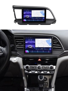 Navigatie Performanta Hyundai Elantra VI (2019-2020) cu Android, 4GB RAM, Ecran QLED 9" Touchscreen, CarPlay Wireless, Wi-Fi, DSP, USB, Waze, SIM 4G - Img 2