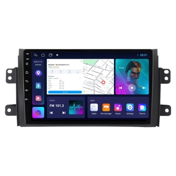 Navigatie Suzuki SX4 (2006-2014) cu Android, 2GB RAM, 32 GB, Ecran IPS 9" 1280 x 720, CarPlay & Android Auto, WiFi, Bluetooth, suport camera DVR