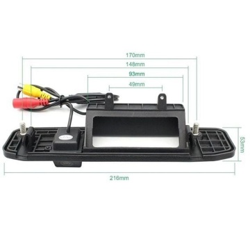 Camera Marsarier A-Class, GLA, GLC, GLE, ML W166, Vito Viano W447 1080P – Full HD 1080, montaj OEM, unghi 170 grade, Night Vision - Img 3