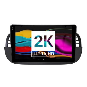 Navigatie Android 2K Fiat 500 (2007-2015) cu Android, 8 GB RAM, 128 GB, Ecran QLED 9.5 Inch 2000x1200, CarPlay Wireless, 4G