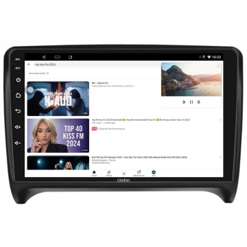 Navigatie Android Clarion GL-300 XD3326 9" Audi TT (2006-2015), 2 GB, 32 GB, IPS