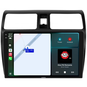 Navigatie Android Clarion GL-700 XD6125 10 Inch Suzuki Swift III (2005-2010), 8 GB, 256 GB, QLED 2K - Img 2