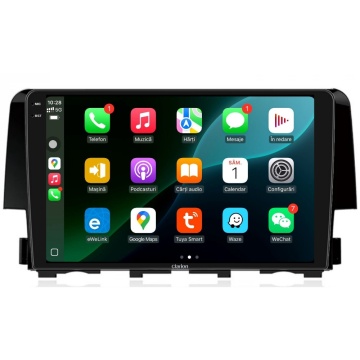 Navigatie Android Clarion GL-700 XD6125 9 Inch Honda Civic X (2015-2021), 8 GB, 256 GB, QLED 2K