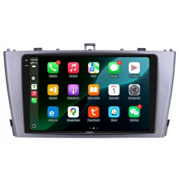 Navigatie Android Clarion GL-700 XD6125 9 Inch Toyota Avensis T27 (2009-2015) rama argintie, 4 GB, 64 GB, QLED 2K - Img 2