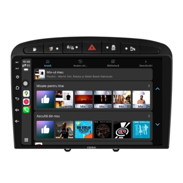 Navigatie Android Clarion GL-700 XD8581 9 Inch Peugeot 308 I (2007-2013), 4 GB, 64 GB, IPS - Img 2