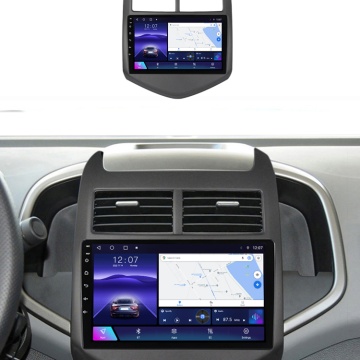 Navigatie Chevrolet Aveo (2011-2014) cu Android, 4GB RAM, 64 GB, Ecran QLED 9 Inch, CarPlay & Android Auto, WiFi, Bluetooth, suport camera DVR - Img 2