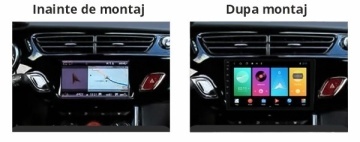 Navigatie Citroen C3 II (2009-2016) Negru cu Android, 1GB RAM, 16 GB, Ecran IPS 9" 1024 x 600, WiFi, Bluetooth, suport camera DVR - Img 2