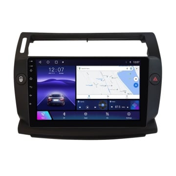 Navigație Dedicată Citroen C4 (2004-2009), Negru, 8GB RAM, 128GB, Octa-Core, Ecran QLED 9", CarPlay, Android Auto, Slot SIM 4G