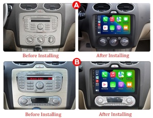 Navigație Dedicată Ford Focus II (2004-2011) 2GB RAM, 32GB, Octa-Core, Ecran QLED 9", CarPlay, Android Auto, Slot SIM 4G - Img 4