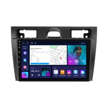NAVIGATIE FORD FIESTA VI (2008-2019) CU ANDROID, 4GB RAM, 64 GB, ECRAN IPS 9" 1280 X 720, CARPLAY & ANDROID AUTO, WIFI, BLUETOOTH, SUPORT CAMERA DVR