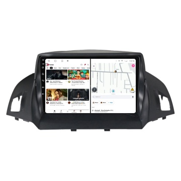 Navigatie Ford Kuga II (2012-2019) Cu Cd player, cu Android, 1GB RAM, 16 GB, Ecran IPS 9" 1024 x 600, WiFi, Bluetooth, suport camera DVR - Img 3