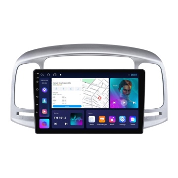 Navigatie Hyundai Accent III (2005-2010) cu Android, 1GB RAM, 16 GB, Ecran IPS 9" 1024 x 600, WiFi, Bluetooth, suport camera DVR