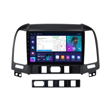 Navigatie Hyundai Santa Fe II (2006-2012) cu Android, 2GB RAM, 32 GB, Ecran IPS 9" 1280 x 720, CarPlay & Android Auto, WiFi, Bluetooth, suport camera DVR