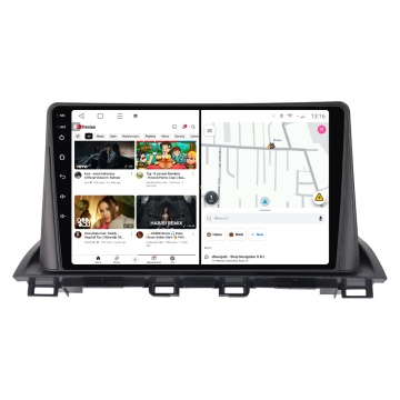 Navigatie Mazda 3 (2013-2019) cu Android, 8GB RAM, 128GB ROM, Ecran QLED 9" Touchscreen, CarPlay Wireless, DSP Pro - Img 3