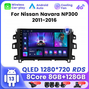 Navigatie Nissan Navara NP300 dupa 2014 9 INCH 2 GB RAM + 32 GB ROM QLED 8 CORE SIM CARPLAY COOLER - Img 6
