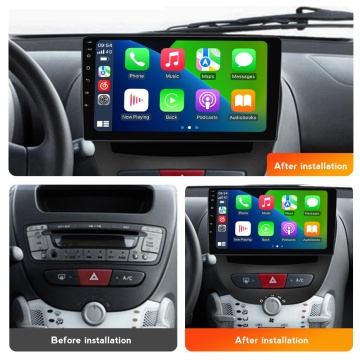 Navigatie Peugeot 107 (2005-2014) cu Android, 6GB RAM, 128GB ROM, Ecran QLED 10" Touchscreen, CarPlay Wireless, DSP - Img 4