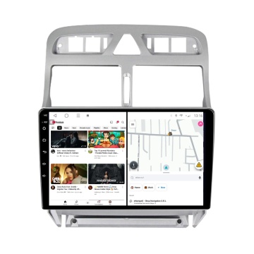 Navigatie Peugeot 307 (2000-2013) cu Android, 8GB RAM, 128GB ROM, Ecran QLED 9" Touchscreen, CarPlay Wireless, DSP Pro - Img 2