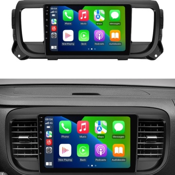 Navigatie Peugeot Traveller (2016+) cu Android, 6GB RAM, 128GB ROM, Ecran QLED 9" Touchscreen, CarPlay Wireless, DSP - Img 6