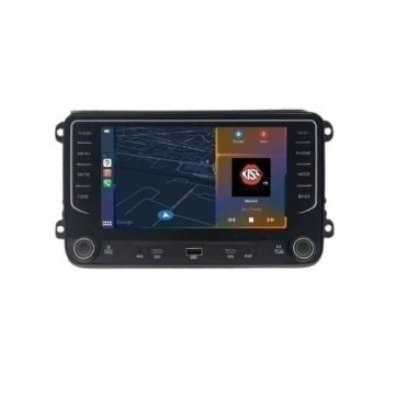 Navigatie PilotOn VW Golf Plus (2004-2014) cu Android, 4GB RAM, 64GB ROM, Ecran IPS 7" 1280 x 720, CarPlay & Android Auto, WiFi, Bluetooth, model butoane touch