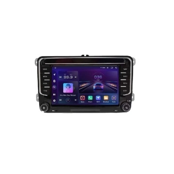 Navigatie PilotOn VW Passat B6/B7 (2005-2015) cu Android, 2GB RAM, 64 GB, Ecran IPS 7" 1280 x 720, CarPlay & Android Auto model cu chrome