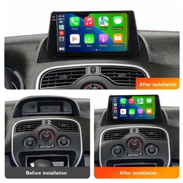 Navigatie Renault Kangoo 2 (2008-2021) cu Android, 8GB RAM, 128GB ROM, Ecran QLED 9" Touchscreen, CarPlay Wireless, DSP Pro - Img 2
