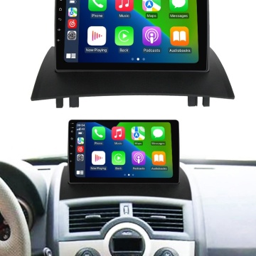 Navigatie Renault Megane II (2001-2009) cu Android, 6GB RAM, 128GB ROM, Ecran QLED 9" Touchscreen, CarPlay Wireless, DSP - Img 2