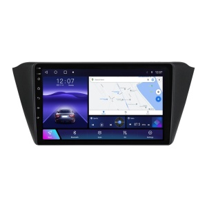 Navigatie Skoda Fabia III (2014-2021) cu Android, 6GB RAM, 128GB ROM, Ecran QLED 9" Touchscreen, CarPlay Wireless, DSP