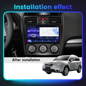 Navigatie Subaru Forester SJ 2012-2015 9 inch 4 GB RAM + 64 GB ROM QLED 8 CORE SIM CARPLAY COOLER - Img 3