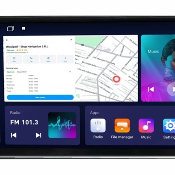 NAVIGATIE VOLKSWAGEN GOLF VI (2008-2014) CU ANDROID, 2GB RAM, 32 GB, ECRAN IPS 10" 1280 X 720, CARPLAY & ANDROID AUTO, WIFI, BLUETOOTH, SUPORT CAMERA DVR