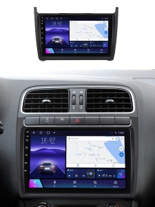 Navigatie VW Golf 6 2008-2014 9 inch 2 GB RAM + 32 GB ROM QLED 4 CORE CARPLAY COOLER - Img 3